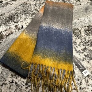 Chakra Scarf in Yellow, Orange and Blue NWT J&M Jack & Missy